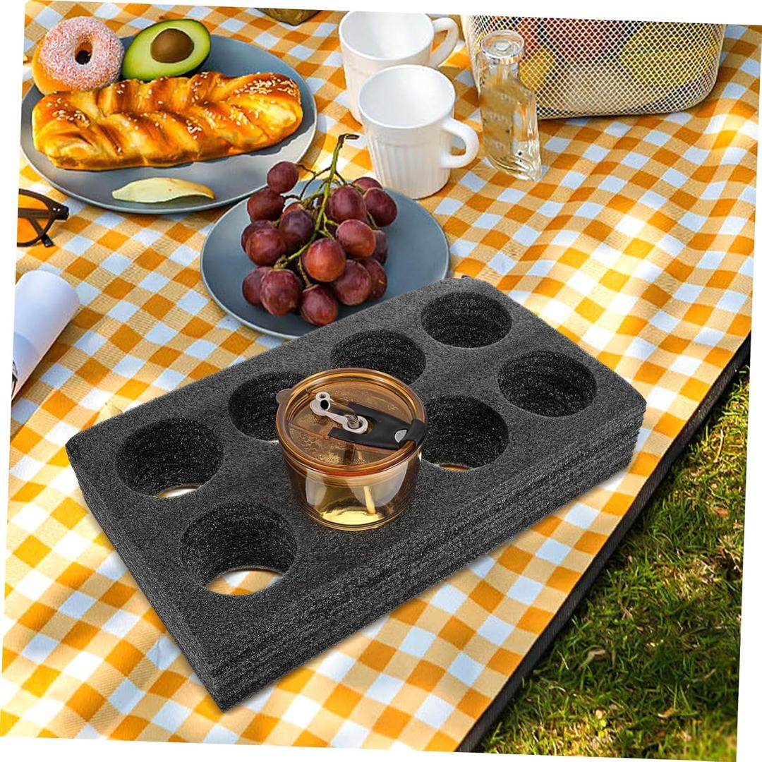 8 Cup Drink Carrier for, Reusable Coffee Tray Beverage Holder for Hot or Cold Drinks, to Go Coffee Cup Holder for Food, Coffee Shop, Office, Picnic