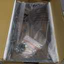 Giikin Kitchen Counter Shelf, Kitchen Countertop Organizer, 2 Tier Spice Rack for Counter, Wood Coffee Bar Organizer for Coffee Station (Brown, L)