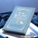 College Rule Journal Notebook for Women Girls, 216 Pages Journals for Writing A5 Hardcover Notebook for School, Note Taking, Journaling (Blue)