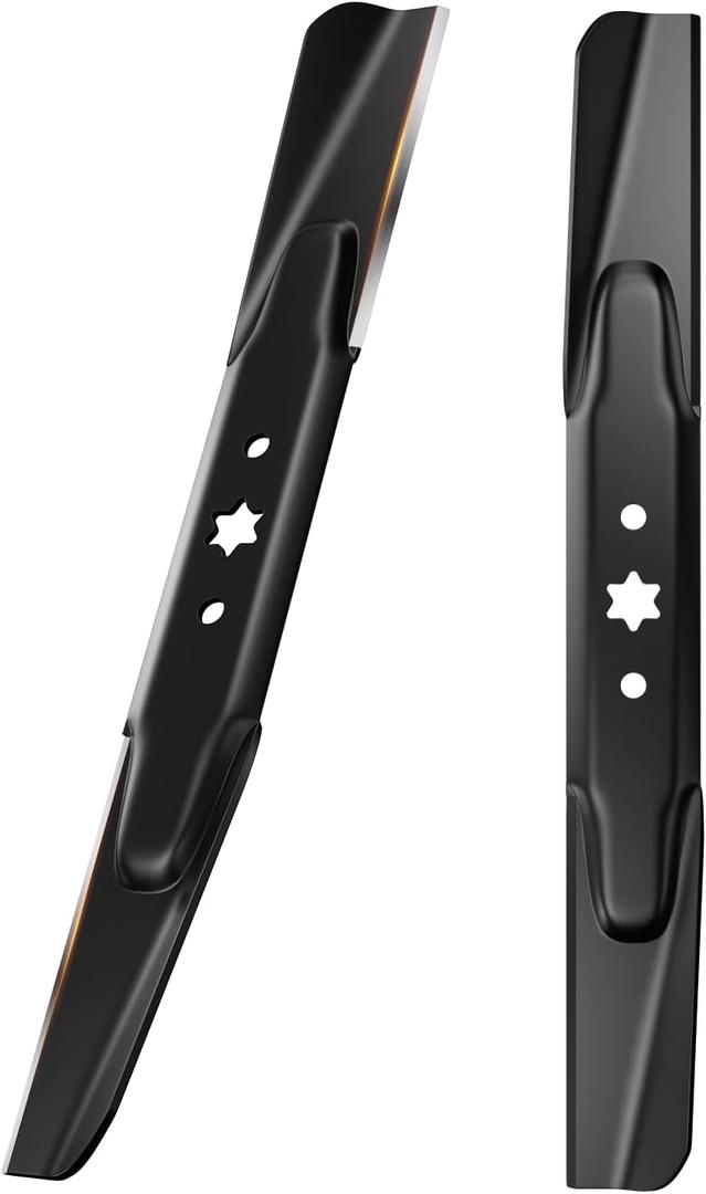 942-04308 Lawn Mower Blades with 6 Star Star, 42 inch Deck Mulching Blades Replace for Cub Cadet, Troy Bilt, Craftsman, Bronco, Pony, Part Number, 942-04308A, 942-04308-X, ZT1, XT1, LT42