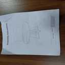 LITTLE TREE Round Dining Table for 4-6 People, 47 Inches Dining Room Table with Wooden Pedestal Base, Brown Dinner Tables, Circle Kitchen Tables for Dining Room, Kitchen, Living Room(Table Only)