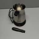 Sanpyl Electric Turkish Coffee Maker, Stainless Steel Turkey Coffee Pot Arabic Greek Coffee, 600ml 600W Coffee Tea Milk Heating Kettle, Removable Anti Scald Handle, 5-6 Cups