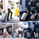 TRAVELKING All Aluminum Carry On Luggage with TSA Locks Fashion Cool Metal Hard Shell Spinner Suitcase (Grey, 20 Inch)