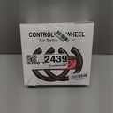 JoyHood Steering Wheel Compatible with Switch/Switch OLED Joy-Con Controller [2 Pack] Racing Wheel Controllers fit for Mario Kart 8 Deluxe - Black