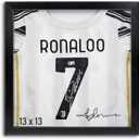 T-Shirt Display Frame, 13" x 13" Black Wood T-Shirt Frame with 98% Uv Protection Acrylic, 1" Depth of Usable Space Shadow Box, Display Case for Shirts, Jerseys, Memorabilia