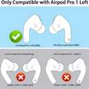 Original Earbud A2084 for Left Apple Airpods Pro 1st Gen Earbud,Replacement for iPod Pro 1st Generation,Compatible with OEM AirPod Pro Charging Case A2190, A2083,Single Left Ear Side Only(A2084)