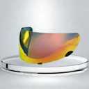 Qualifier Helmet Visor Compatible with Bell Qualifier, Star, Vortex, RS-1, Revolver Helmets Face Shield (Sapphire Red)