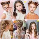 kidzkube Kids Hair Gem Stamper Kit, Bling Hair Jewels for Girls Toys, Hair Styling Tool with Reusable Shining Diamonds, Birthday Gifts Toys for Girls Ages 3 4 5 6 8-12, Bedazzling Kit Gifts for Kids