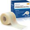 Hydrocolloid Roll for Wound Care, 2in x 16ft, Pimple Patch Roll
Extra Large Hydrocolloid Bandage for Acne, Blister, Scrapes, Medical Grade Colloidal Dressing Tape, Waterproof, Cut to Size