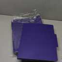 Skyygemm 12 Pcs Classification Folders Letter Size Bulk - 2 Dividers Pressboard File Folder with 3. 5 Inch Expansion, 2 Prongs Fastener, Heavy Duty Office File Organizer for Teacher Medical (Purple)