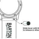 Barton Racing & Rally Horween Leather Straps with Integrated Quick Release Spring Bars - Standard Length fits Wrists 5" to 8"-18mm, 19mm, 20mm, 21mm, 22mm, 23mm & 24mm Watch Bands - Choose Strap Color & Width (Crimson Red (Rally Style))