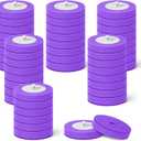 48 Count Disposable Toilet Brush Heads, Toilet Bowl Wand Refills for Toilet and Bathroom Cleaning, Purple Lavender Fragrance, Not Suitable for Electric Toilet Brushes