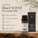 4 x JCLOUD Modern Glamour Essential Oil Inspired by W Hotel | Hotel Scent - Pure Aromatherapy Diffuser Oil with Rose and Cedarwood, Home Luxury & Hotel Scents for Essential Oil Diffusers - 10mL