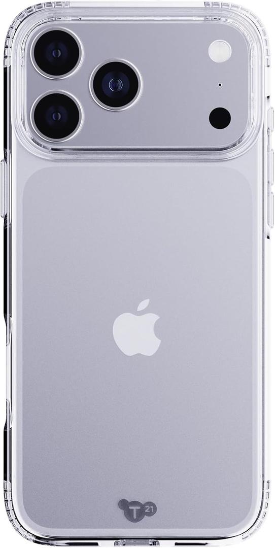 Tech21 EvoLite Case for iPhone 17 Pro Max Clear | Slim Protective Case | Impact Protection | Wireless Charging Compatible