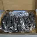 Ravinte 20 Pack Solid 3-3/4 Inch Kitchen Cabinet Handles Matte Black Cabinet Pulls Black Drawer Pulls Kitchen Hardware Handles for Cupboard Drawer