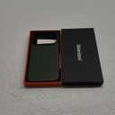 SHIELDON Real Leather Case for iPhone 17 Pro 2025 | Compatible with Magsafe, Magnetic Wireless Charging, Slim Fit, Comfort Grip, Non-Slip, Shockproof, Metal Button, Protective Phone Cover - Evergreen