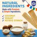 Himalayan Dog Chew Yogurt Sticks, Plain Flavored, Dog Treats With Prebiotics, Probiotics & Protein, Digestive Support, Lactose & Gluten Free, Natural Dog Treat for All Breeds, Made in America, 5 Count (4.8 Ounce (Pack of 1))