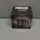 Dental Ultrasonic Retainer Cleaner Machine: Dental Cleaning Pod for Denture/Mouth Guard/Aligner/Night Guard/Braces/Toothbrush Heads/Jewelry - 45kHz Retainer Cleaner with Digital Timer & 200ML (deep black)