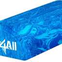 Yes4All Medium-Density EVA Foam Roller for Back - Half Back Roller for Exercise, Yoga & Pilates 12/36 inch (12-inch - Blue)