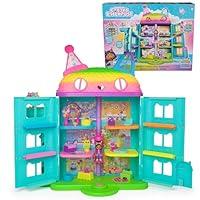 Gabby's Dollhouse, 14 Pc Celebration Dollhouse, 25-Inches Tall, with Toy Figures, Doll House Furniture & 10 Sounds, Kids Toys for Girls & Boys Ages 3+