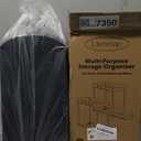 Ukeetap Multi-Purpose Pull-Out Storage Organizers, Under Sink/Cabinet Organizers and Storage for Bathroom & Kitchen, Black, 12.8 Inches, 2 Packs