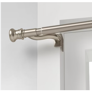 Room Essentials Twist Tension Rod, 28-48", nickel finish