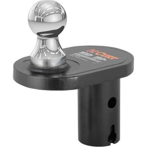 CURT 60602 Double Lock Offset Gooseneck Ball, 4-Inch Offset, 20,000 lbs, 2-5/16-Inch Diameter