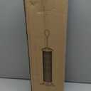 Lager Bird Feeder, Metal Squirrel Proof Bird Feeders for Outdoors Hanging 6.5LB Capacity, Easily Beat Squirrels, Attracting Finch, Cardinal, Chickadee