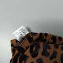 Women Halter String Bikini Set Sexy Thong Cheeky Two Piece Swimsuits Solid Color Bathing Swimwear (Small, Leopard Print Brown)