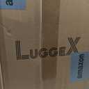 LUGGEX 24 Inch Luggage with Spinner Wheels - Polypropylene Expandable Hardshell Medium Suitcase (Champagne Suitcase)