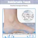 Square Shower Mat 32x32 Inch Non Slip Bath Mat for Inside Shower Loofah Shower Mat for Elderly Soft Textured Foot Massage Pad Bathroom Floor Mat for Wet Area, Without Suction Cups, Quick Drying