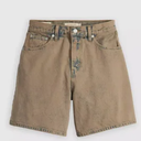 Summer Vintage Style Denim Shorts Loose Straight Casual Minimalist Everyday Comfortable Short Pants 25