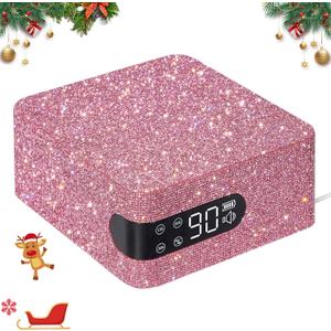 UV Nail Lamp for Gel Polish, 96W UV Light for Gel Nails with 4 Timer Setting, Touch Control & Auto Sensor, Fast Curing Manicure Professional Nail Dryer Salon & Home Nail Tools (Pink Diamond(plug-in))