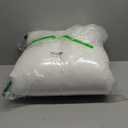 MINUPWELL Knee Pillow for Side Sleepers, 4" Leg Pillow for Side Sleeping, 100% Cotton Fabric Pillow for Between Knees While Sleeping - High Support Alternative for Relieving Leg, Back, and Knee Pain (White)