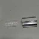 3-3/ 4" Bright Chrome Frameless Shower Door Handle with Metal Strike and 3" Magnet, Shower Doors Magnetic Latch Kit Fits Glass Door Thickness 1/ 8", 5/ 32", 3/ 16" and 1/ 4", Shower Door Replacement Parts