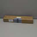 2 Pack Brown Curtain Rods for windows 32 to 48 inch, 5/8 inch Splicing Heavy Duty Metal Curtain Rod Set with Brackets