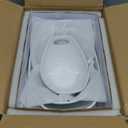 LAUCHUH Serving Bowls with Handles, Porcelain Serving Dishes White Nesting Bowls Mixing Bowl Set Salad Bowls for Entertaining, Party, Thanksgiving, Christmas, Baby Shower, Set of 3, 15/28/49 oz