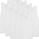 Fruit of The Loom Boys' Eversoft Cotton Undershirts, T Shirts & Tank Tops (X-Small)