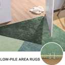 Modern Area Rug 5x7,Ombre Low Pile Rugs,Non-Slip Non-Shedding Bedroom Rug,Indoor Geometric Carpet for Bedroom Kitchen Dining Room Office Home Decor5x7 Green