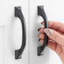 10 Pack 3 Inch Hole Centers Matte Black Cabinet Pulls Black Cabinet Handles Black Kitchen Hardware for Cabinets Drawer Dresser ZP2409 Cupboard Bedroom Closet Bathroom Vanity