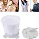 Portable Hand Crank Manual Washing Machine, Non Electric, Nordic Grey, for Dormitory Apartment Camping