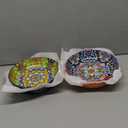 vancasso Pasta Bowls, 42 oz Ceramic Salad Bowls of 4,Large Corlorful Serving Bowls for Kitchen, Dishwasher & Microwave Safe Soup Bowls, Pasta Plates