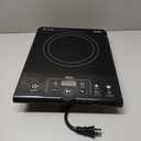 Mueller RapidTherm Portable Induction Cooktop, 1800W Hot Plate Electric Stove Top Burner. 8 Temp Levels, Auto-Off & Pot Detection, LED Display, Child Lock, 4 Programs, Burners for Cooking
