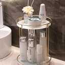 Gold Storage Rack, Bathroom Table Shelf, Perfume Tray, Beautiful Appearance, Super Capacity, Complete Your Daily Storage (QS-20-1) (QS-19)