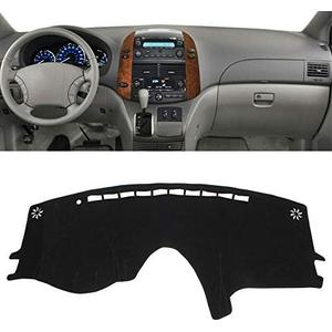 GZYF Car Auto Interior Dashboard Cover Dashboard for Toyota Sienna 2004-2010