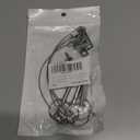 4 Packs of Bimini Top Pin, Quick Release Pin Dia.1/4in w/Lanyard Prevents Loss, Stainless Steel 316 with Free Screws