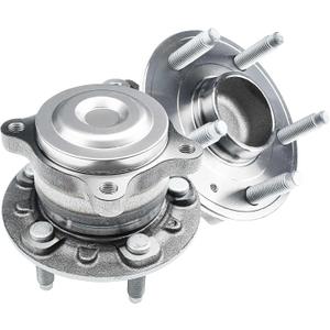 A-Premium 2 x Rear Wheel Bearing and Hub Assembly with 5-Lug Compatible with Chevrolet Cruze 2016-2019, Volt 2016-2019