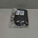 Womens Casual Faux Leather Shorts (Large, Pocket-black)