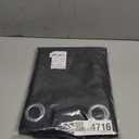 NICETOWN Pitch Black Solid Thermal Insulated Grommet Blackout Curtains/Drapes for Bedroom Window (2 Panels, 42 inches Wide by 63 inches Long, Black)