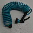 Orbit 26381 Coil Garden Hose, 25 ft, Blue